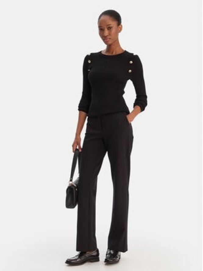 Guess Spodnie materiałowe W6RB11 KCMU2 Czarny Straight Leg