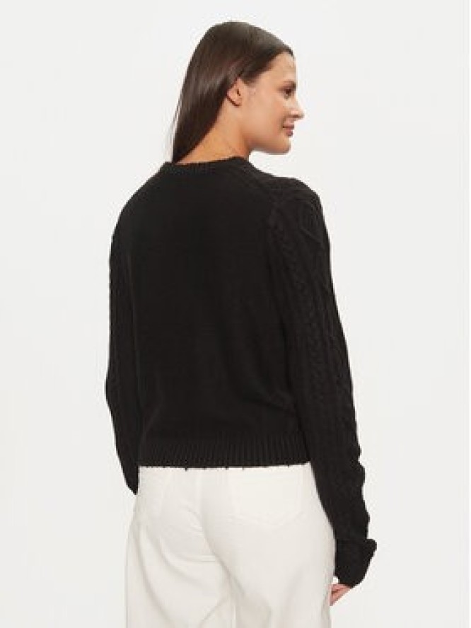 Guess Jeans Sweter W4BR13 Z3HN2 Czarny Regular Fit