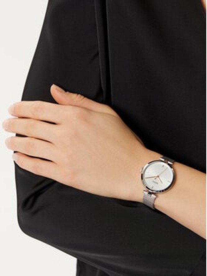 BOSS Zegarek Majesty 1502653 Srebrny