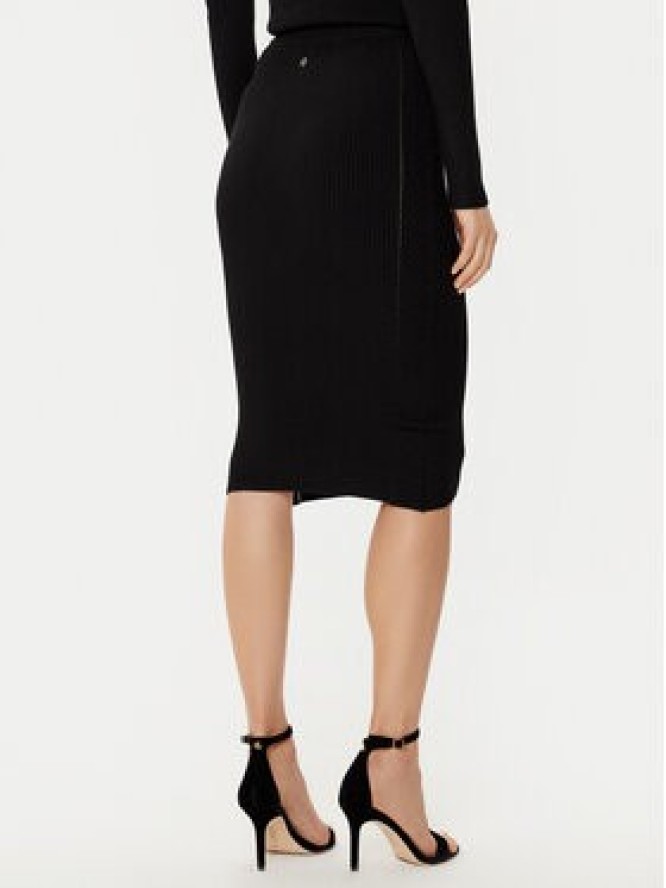 Guess Spódnica midi W5RD15 Z2V62 Czarny Slim Fit