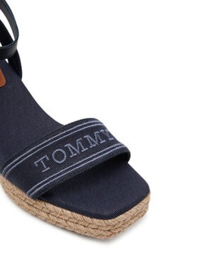 Tommy Hilfiger Espadryle Tommy Hilfiger Espad Mid Wedge FW0FW08805 Granatowy