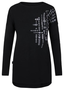 T-shirt damski Loap Abvera czarny