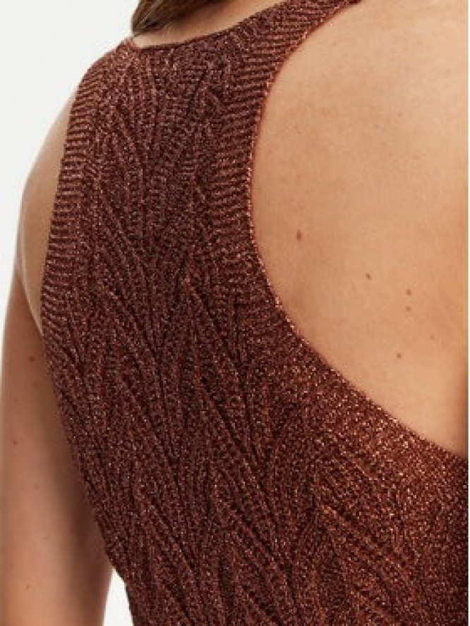 TWINSET Top 251TT3195 Brązowy Slim Fit