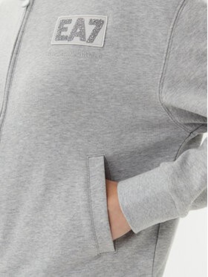 EA7 Emporio Armani Bluza 7W000178 AF12473 O8002 Szary Regular Fit