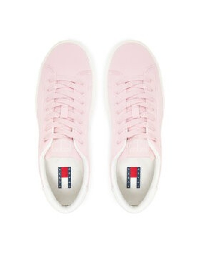 Tommy Jeans Sneakersy Tjw Flatform Sneaker EN0EN02819 Różowy