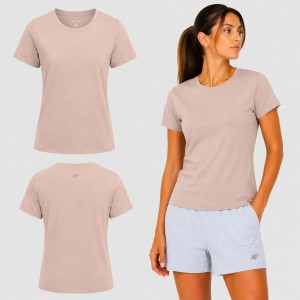 T-SHIRT DAMSKI 4F KOSZULKA SPORTOWA Z MODALEM F2773 SS26