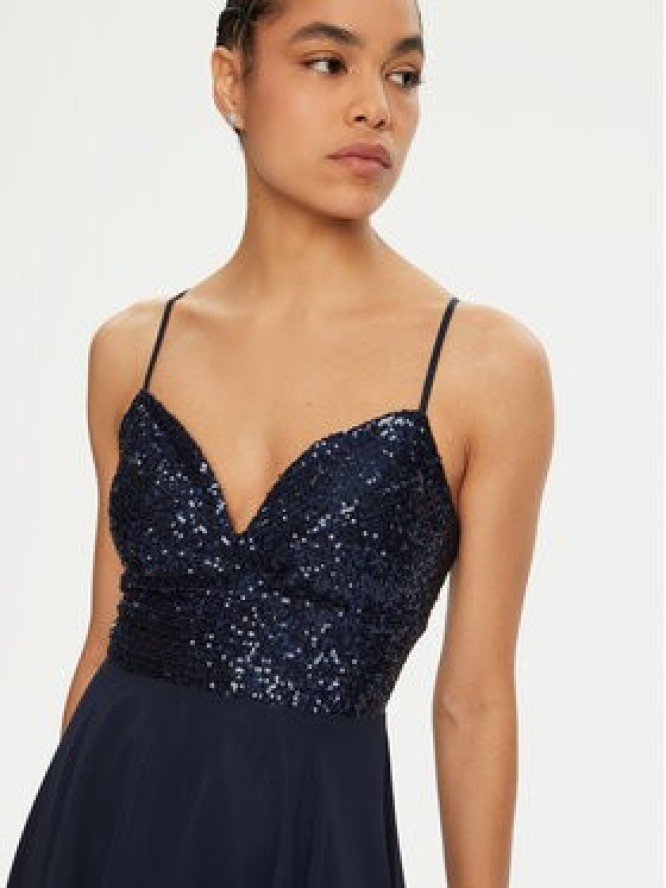 Swing Sukienka wieczorowa 5AI09500 Granatowy Regular Fit