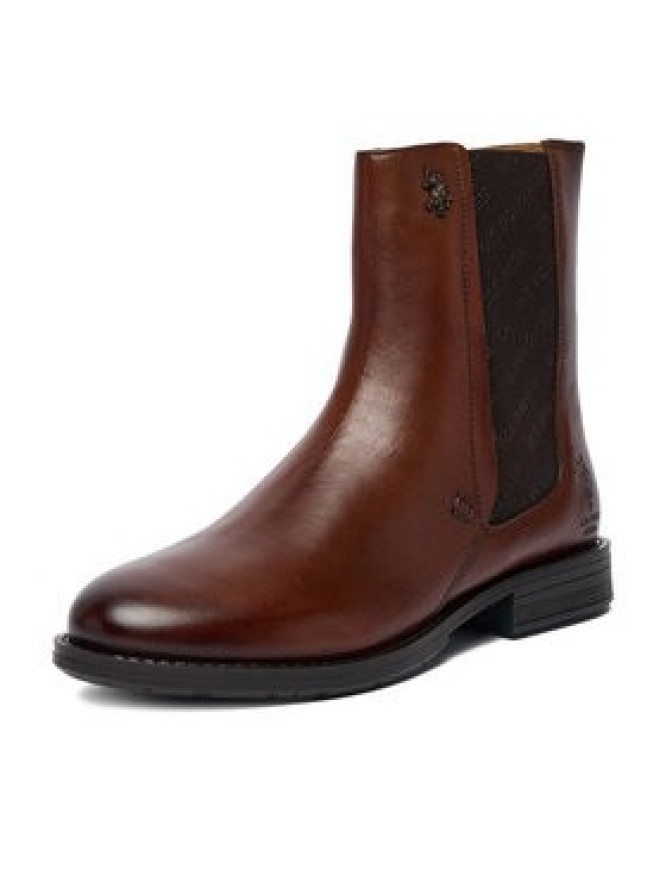 U.S. Polo Assn. Botki CEO-INGRID002W/EL1 Brązowy