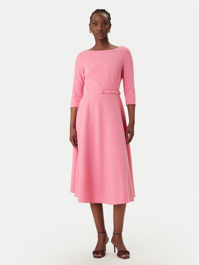 Rinascimento Sukienka koktajlowa CFC0127892003 Różowy Regular Fit