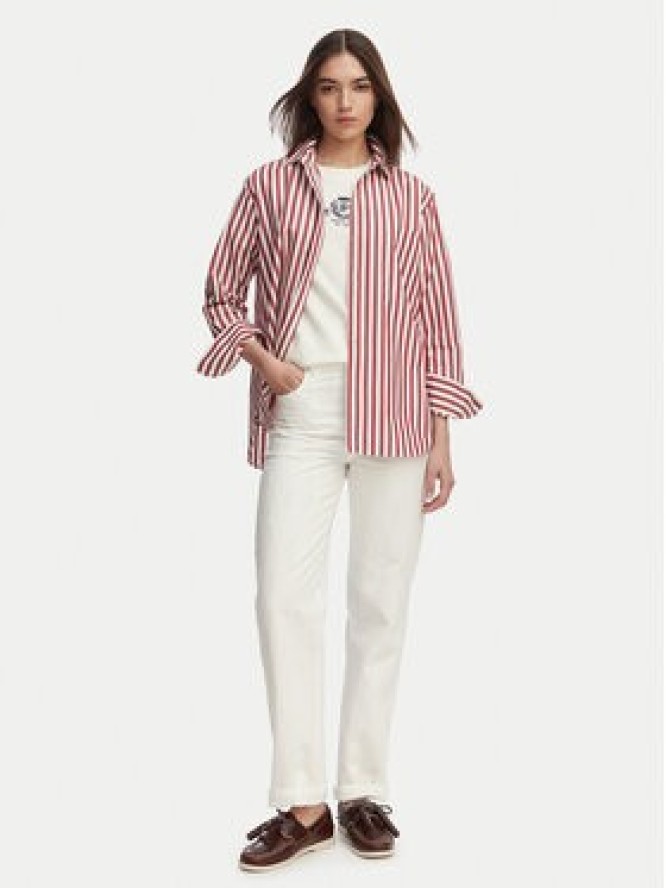 Tommy Hilfiger Koszula WW0WW45612 Czerwony jasny Regular Fit