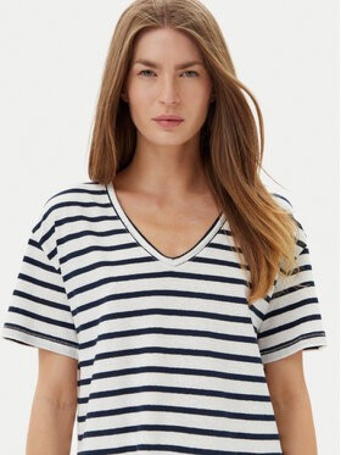 Tommy Hilfiger T-Shirt WW0WW44551 Granatowy Regular Fit