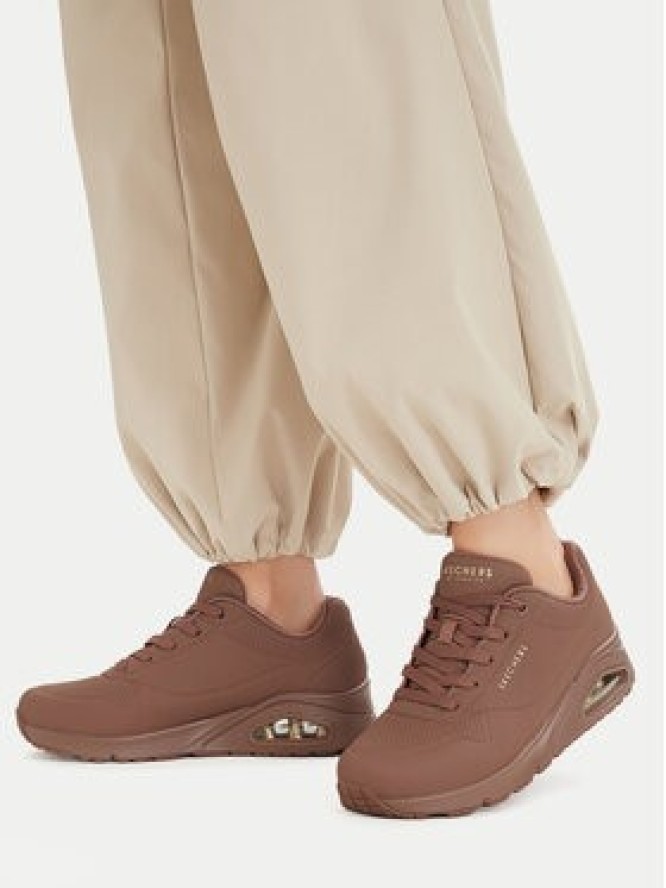 Skechers Sneakersy Uno - Stand on Air 73690 BRN Brązowy