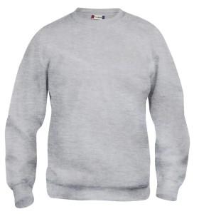 clique Basic Roundneck Junior bluza z okrągłym dekoltem szary melanż – grey