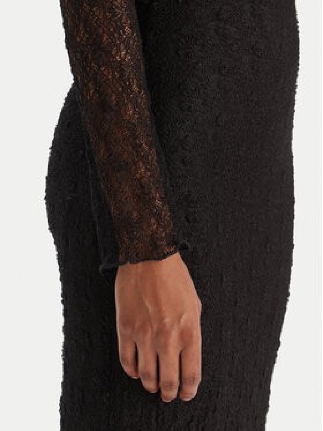 Eleh Sukienka wieczorowa EFW250330 Czarny Slim Fit