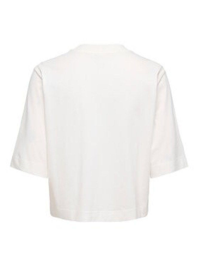 ONLY T-Shirt Vega 15375753 Kremowy Regular Fit