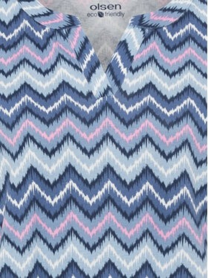 Olsen Bluzka 11105043 Niebieski Regular Fit