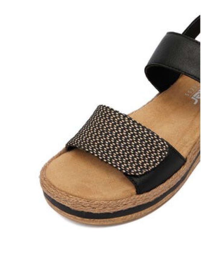 Rieker Sandały CEO-V0951-00 Czarny