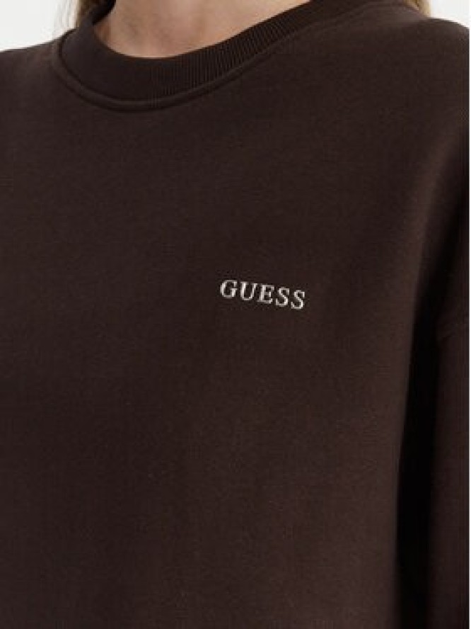 Guess Bluza V6RQ13 K9V31 Brązowy Regular Fit