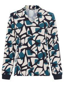 Olsen Bluzka w kolorze niebiesko-granatowo-czarnym rozmiar: 38