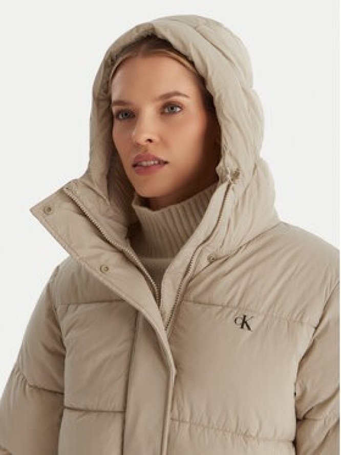 Calvin Klein Jeans Kurtka zimowa LV047D508G Beżowy Regular Fit