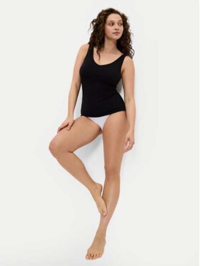 Triumph Top Sense Of Modal 10224796 Czarny Slim Fit