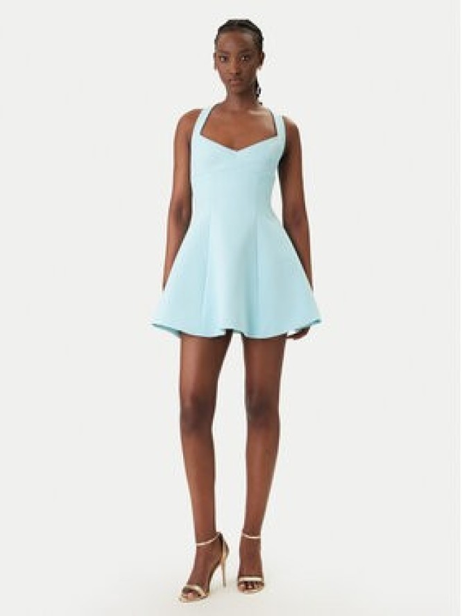 Bardot Sukienka koktajlowa Deserae Halter Neck 60380DB Błękitny Regular Fit