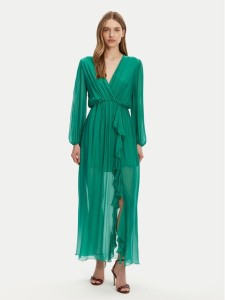 Haveone Sukienka letnia AFF-N013 Zielony Loose Fit