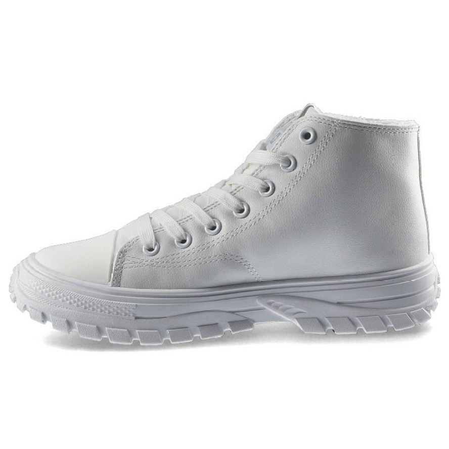 Białe Sneakersy Big Star Damskie Stylowe Buty