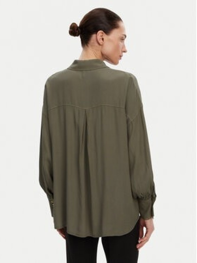 ACCESS FASHION Koszula 53-7006-394 Zielony Relaxed Fit