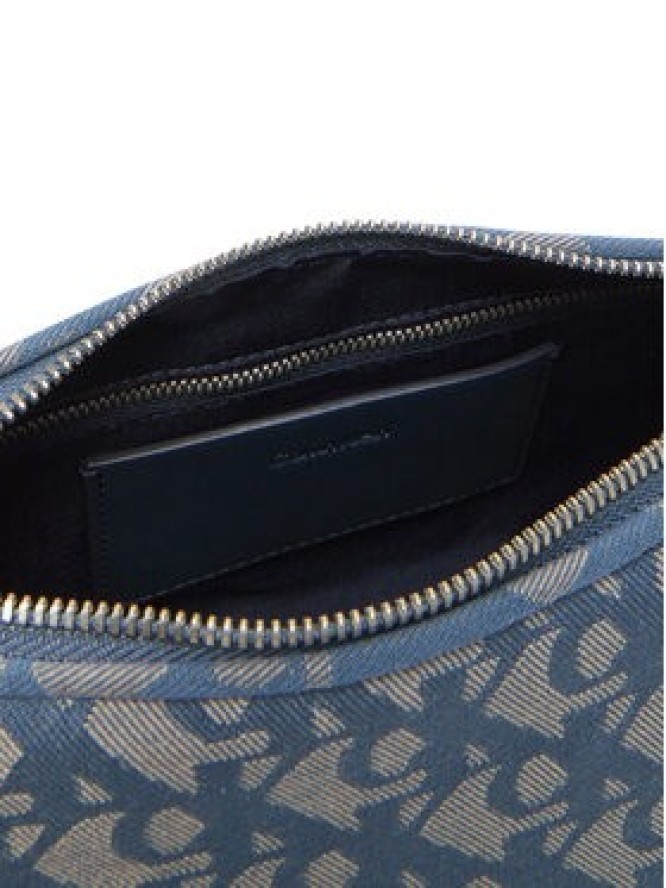 Calvin Klein Jeans Torebka Ckj Monogram Drop Sm Shoulder Ba LV04K3142G Niebieski