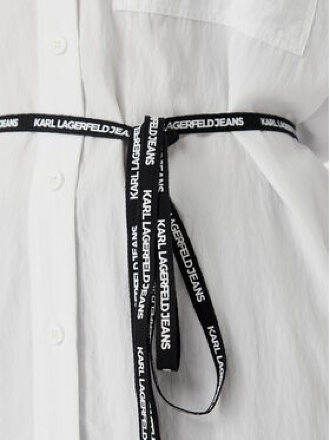 Karl Lagerfeld Jeans Koszula B2W11022 Biały Relaxed Fit