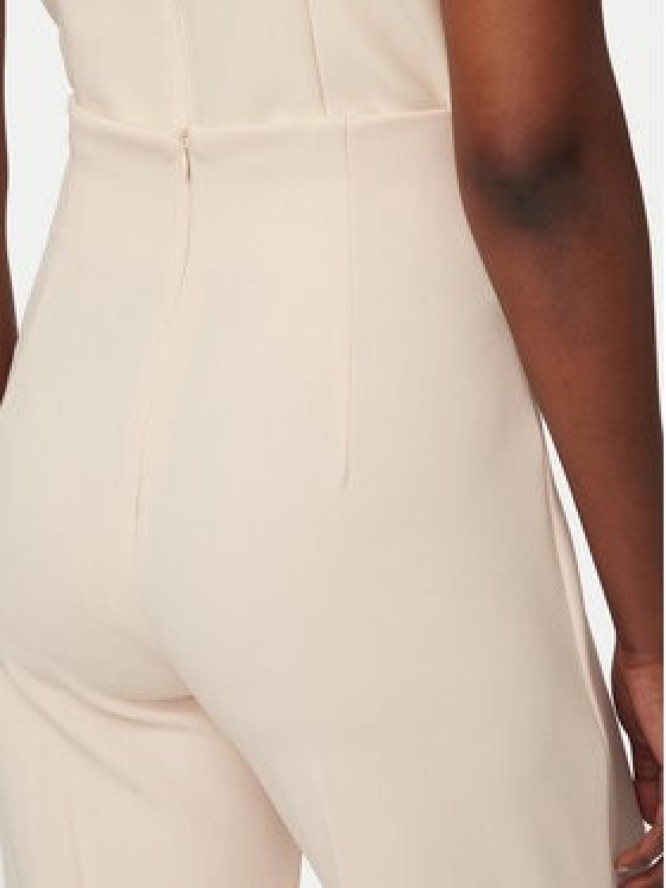 Rinascimento Spodnie palazzo CFC0020264002 Beżowy Flare Fit