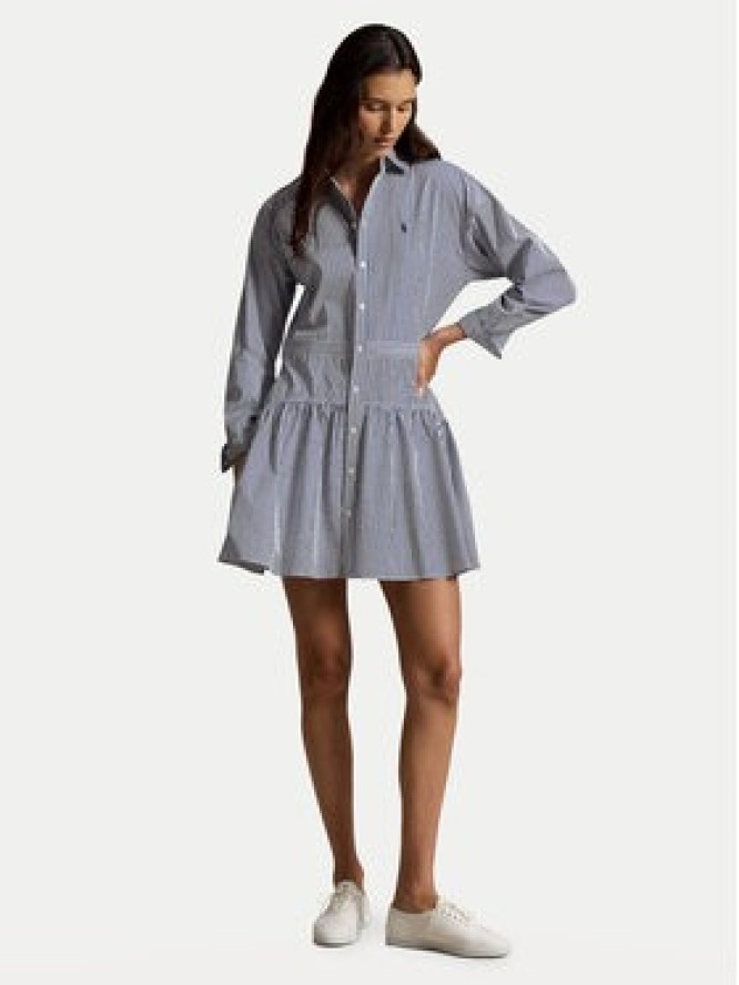 Polo Ralph Lauren Sukienka koszulowa 211B22754001 Granatowy Regular Fit