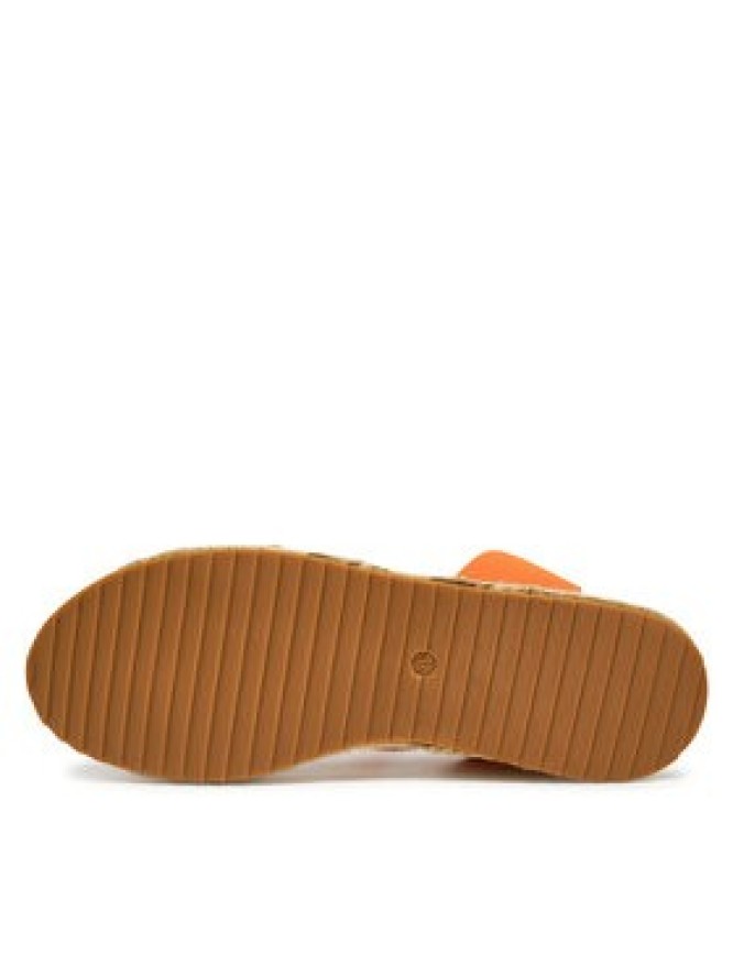 DeeZee Espadryle QS276-1 Pomarańczowy