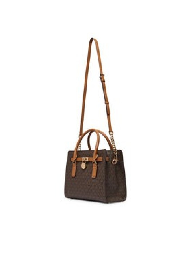 MICHAEL Michael Kors Torebka Hamilton Moderne 30T6GNXS1B Brązowy ciemny
