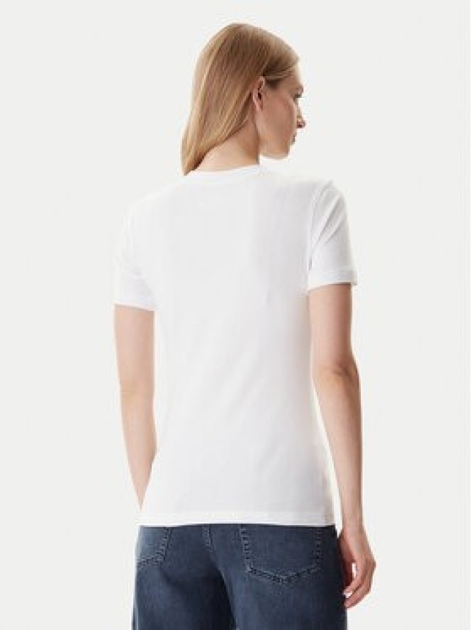 Versace Jeans Couture T-Shirt 79HAHT01 CJ03T Biały Regular Fit