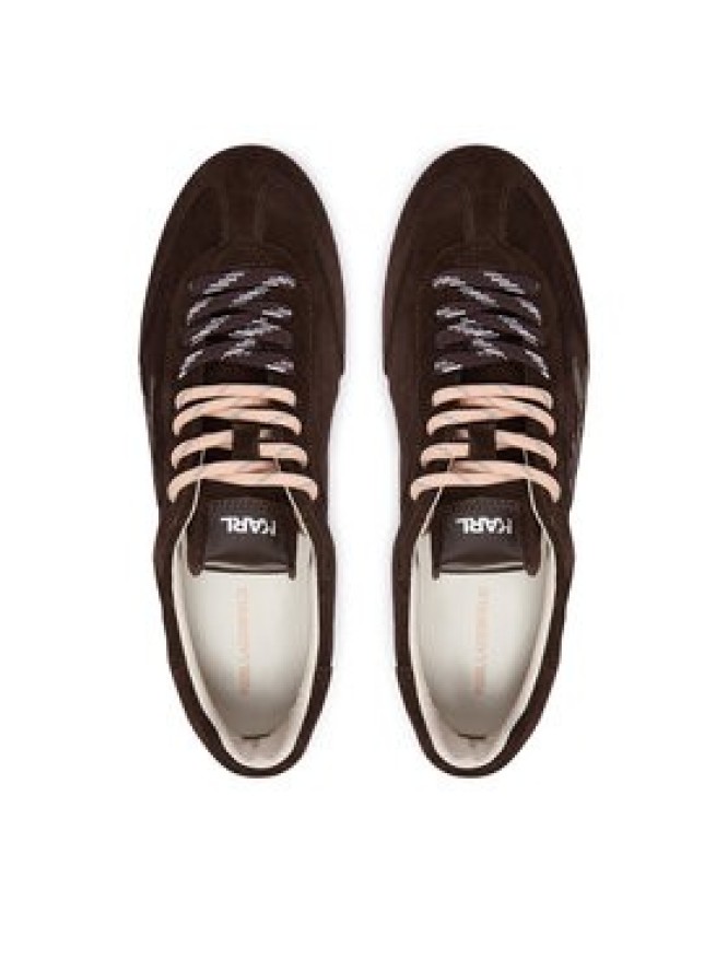 KARL LAGERFELD Sneakersy KL66122 Brązowy