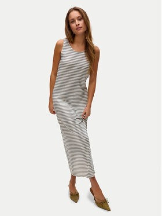 Vero Moda Sukienka codzienna Gina 10327658 Beżowy Regular Fit