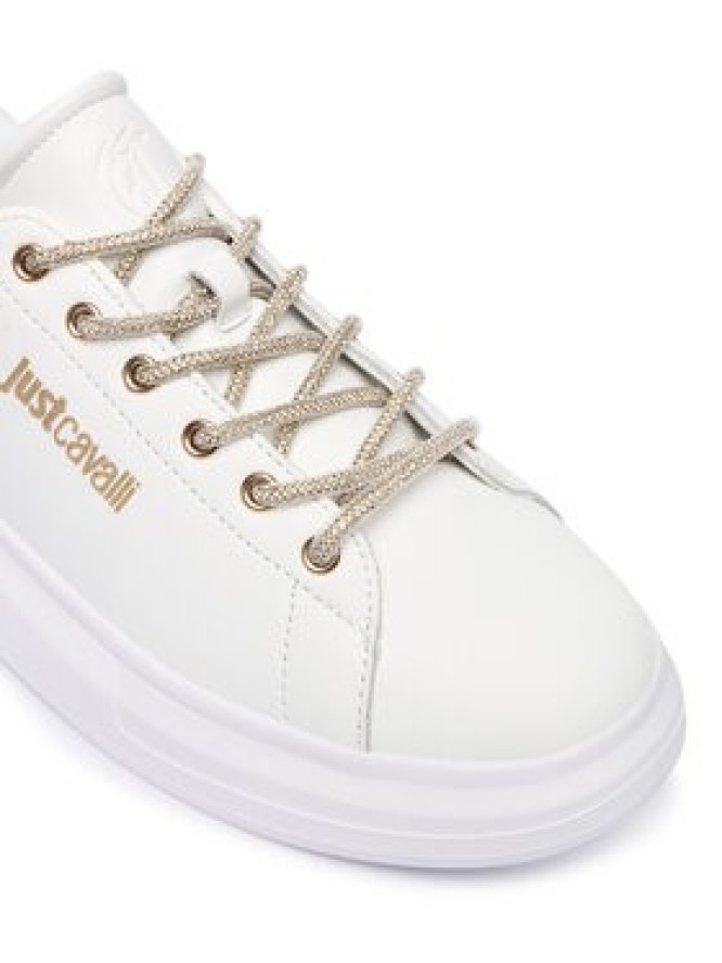 Just Cavalli Sneakersy 79RA3SB1 ZPB59 Biały