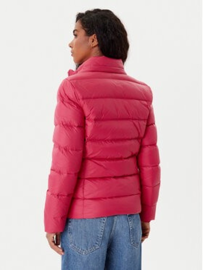 Tommy Jeans Kurtka puchowa Basic DW0DW18312 Czerwony Slim Fit