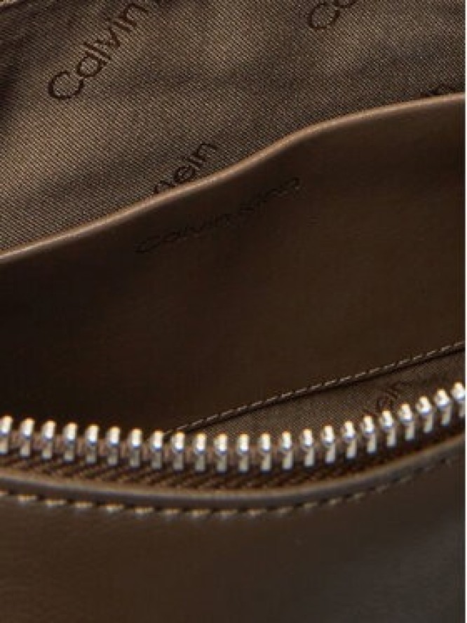 Calvin Klein Torebka Hardware Strap Medium Crossbody K60K613028 Brązowy