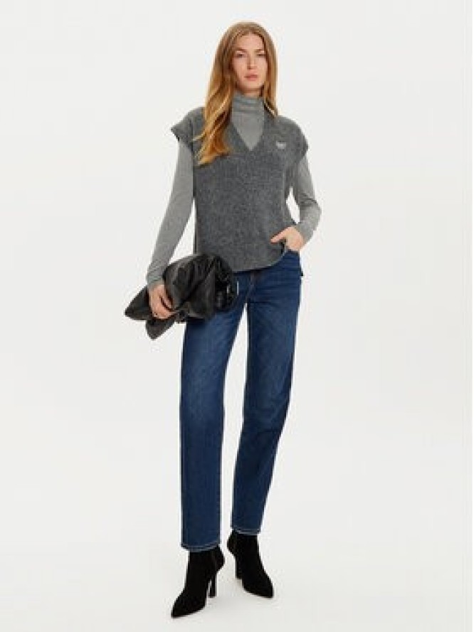 Liu Jo Sweter WF4432 MA49P Szary Regular Fit