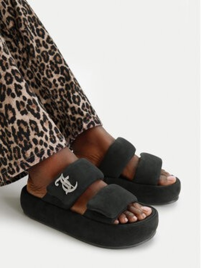Juicy Couture Klapki CEO-WSS21515-06 Czarny