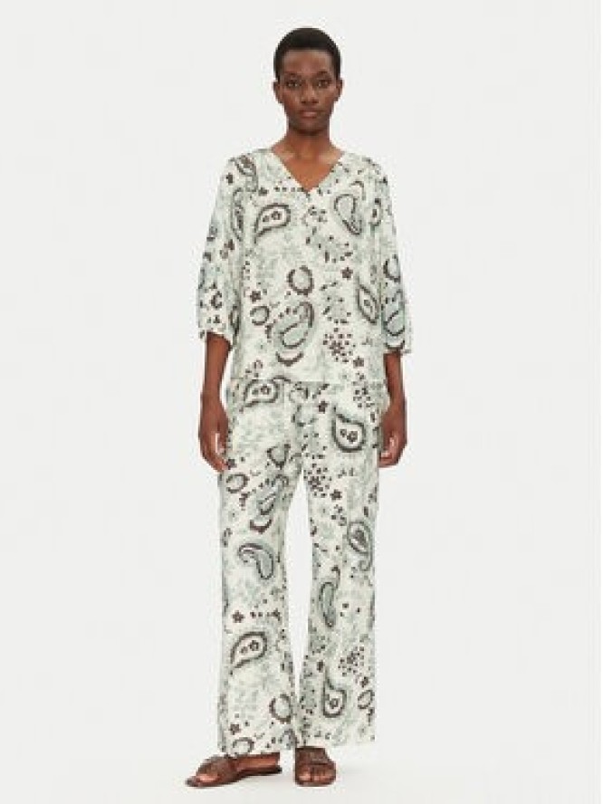 Fransa Bluzka 20615424 Zielony Regular Fit