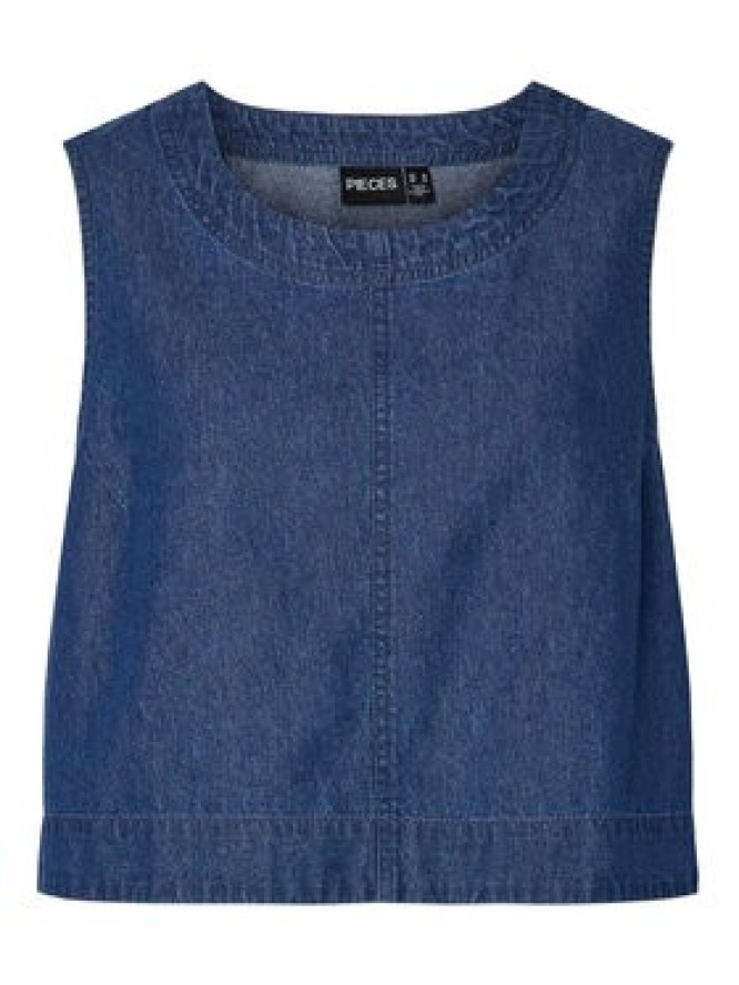 Pieces Top Tenim 17157936 Granatowy Regular Fit