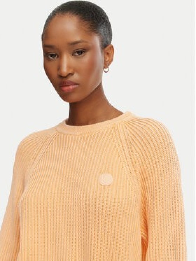 HUGO Sweter Slipery 50554206 Pomarańczowy jasny Regular Fit