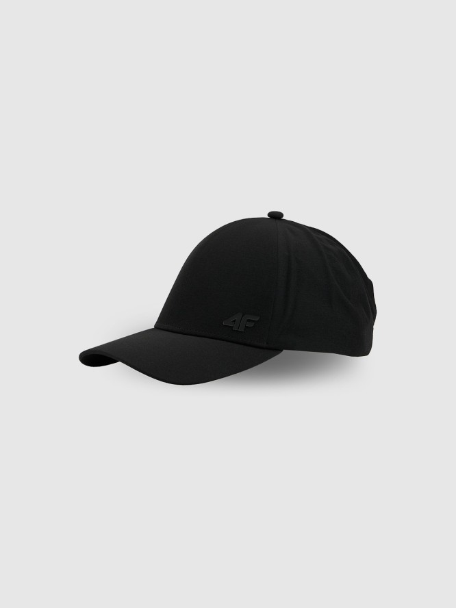 4F Czapka z daszkiem strapback uniseks - czarna L/XL (60cm)