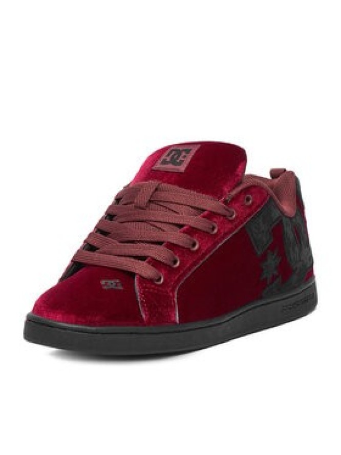 DC Shoes Sneakersy EO-COURT GRAFFIK LE DC02894601 Bordowy