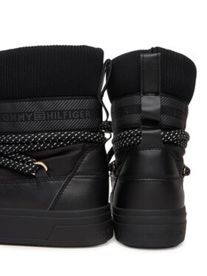 Tommy Hilfiger Śniegowce Snow Boot Water Repellent FW0FW09260 Czarny