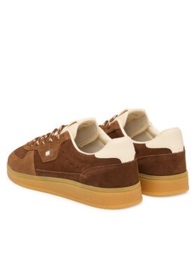 Tommy Jeans Sneakersy Mu The Greenwich Edge Suede EN0EN03050 Brązowy